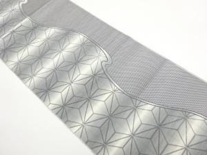 本場筑前博多曲線に麻の葉模様織出し名古屋帯